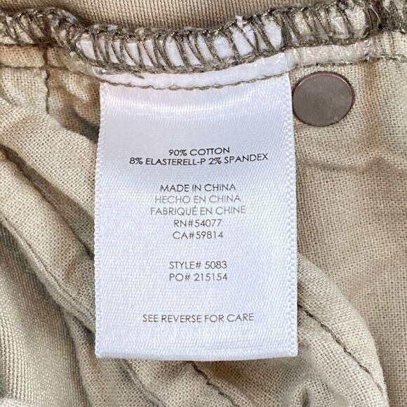 CAbi Jeans Pants Women Size 6 Multicolor Cotton Mid Rise Skinny Leg Flat Front - Picture 5 of 11